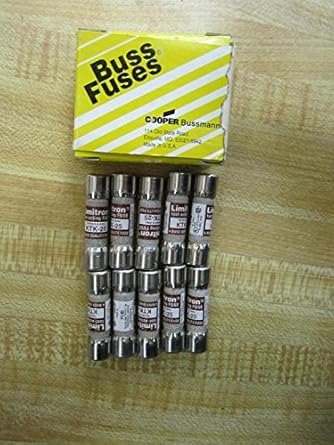 BUSSMANN LIMITRON KTK-25, 600V FUSES, NIB - 1 BOX OF 10