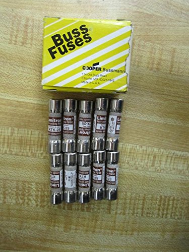 Fusible KTK-25 Bussmann Limitron 600V l'excellence de la protection électrique en boîte de 10