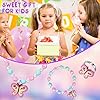 Girls Colorful Butterfly Jewelry Set - Toddler Butterfly Necklace Girls Pretend Plasy Toy Jewelry Box Set with Bead Necklace, Bracelet and Ring - Play Accessories - Ages 3+ Girl Birthday Gifts #3