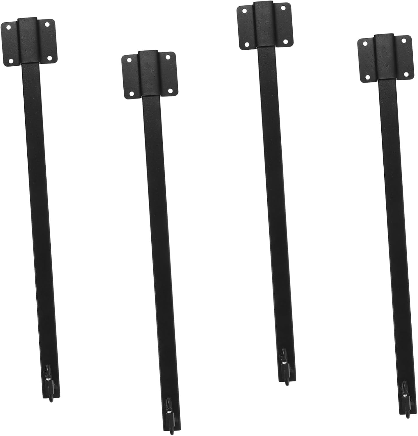 DOITOOL 1set Outdoor Metal String Light Poles Hanging Kit for Gardens Patios and Decks Engineered for Stability and Use