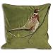 Paoletti H/Velvet 45X45 C/C Pheasant GREE, Grün, 45x45cm