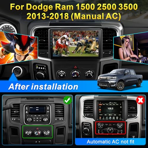 Radio para Dodge RAM 2013-2018 con Pantalla 9 pulgadas miniatura 5