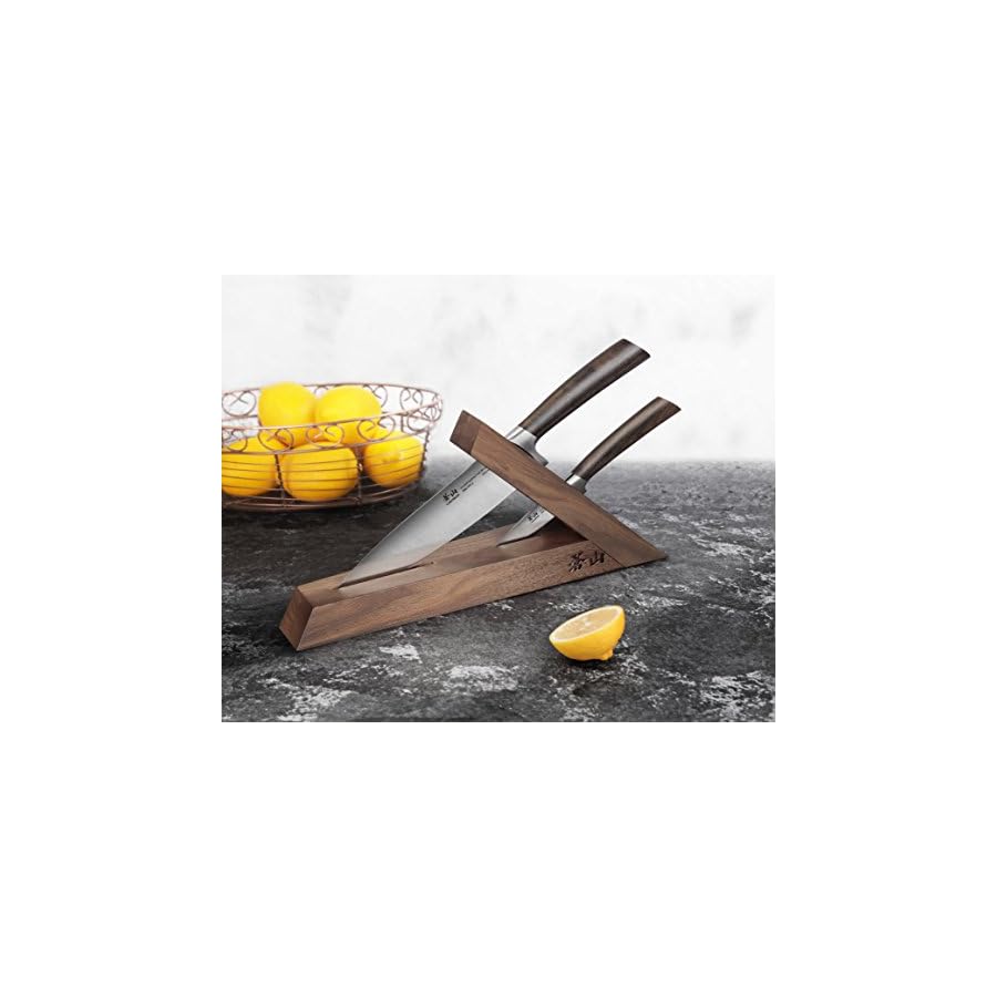 Cangshan-TA-Series-1021356-Swedish-Sandvik-14C28N-Steel-Forged-3-Piece-TAI-Knife-Block-Set-Walnut Cangshan TA Series 1021356 Swedish 14C28N Steel Forged 3-Piece TAI Knife Block Set, Walnut