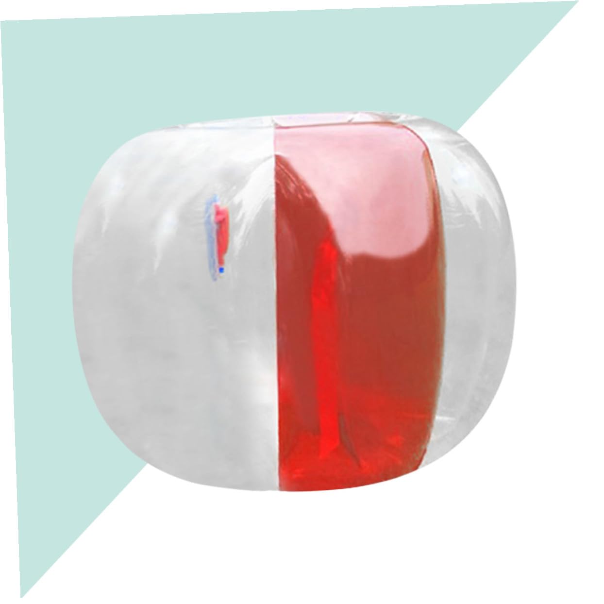 Palla Gonfiabile Bumper in Pvc Rossa per Sport Outdoor Adulti | Gioco D’urto per Spiaggia, Equilibrio e Uso in Attività Ricreative All’aperto