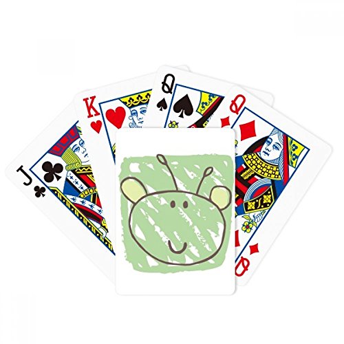 Universo y Alien Graffiti Alien Poker Jugando Magic Card Fun Juego de mesa