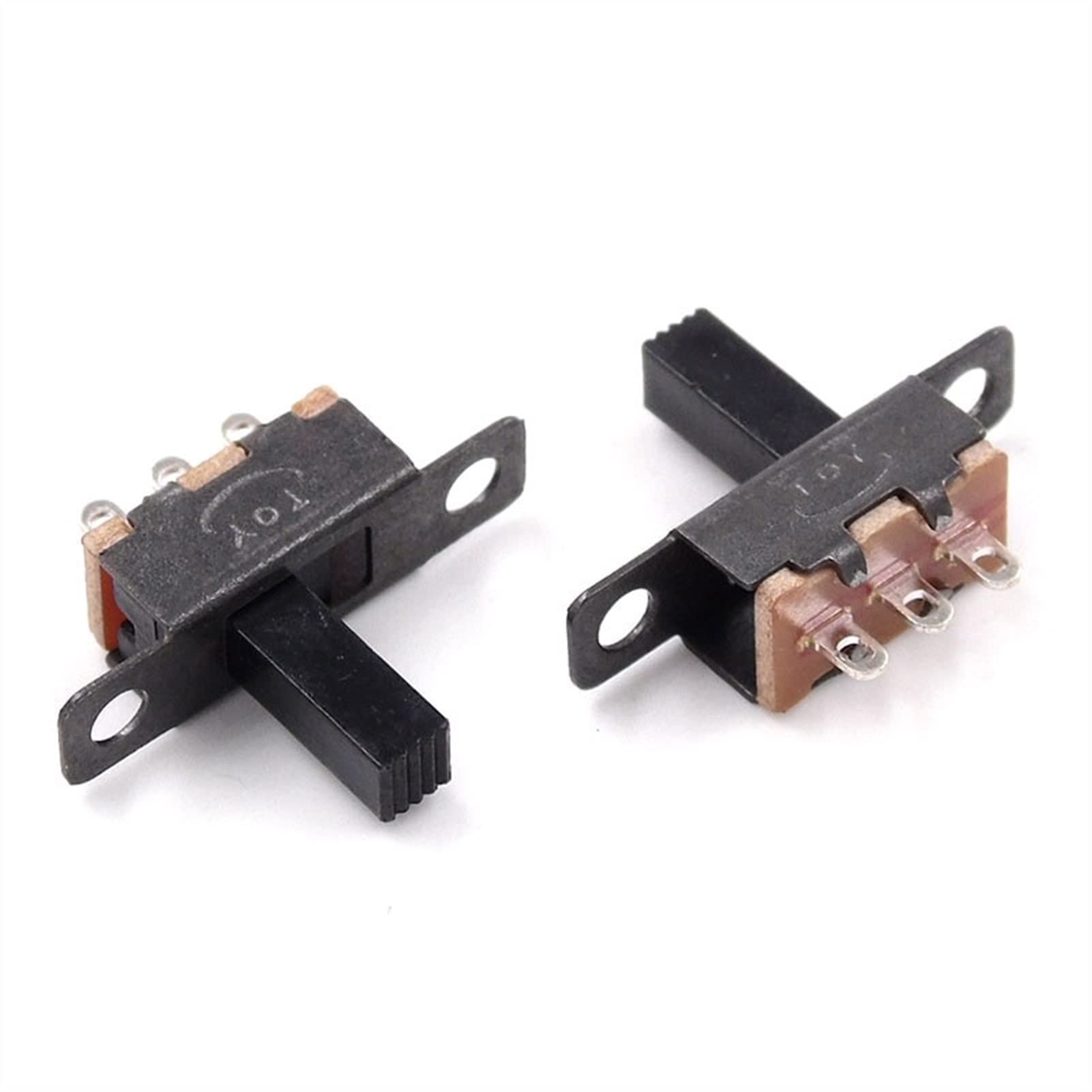 JFQOWCMP Micro Switch 10Pcs SS12F15 SS12F15VG8 Toggle Switch 3PIN 1P2T Slide Switch Handle high 8mm