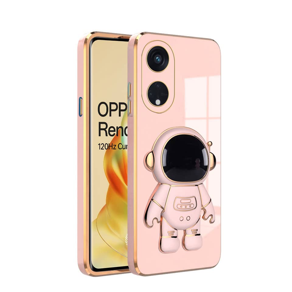 V-TAN Electroplated 3D Astronaut Holster Folding Stand Back Case Compatible with Oppo Reno 8T,Reno 8T,Reno 8T 5G (Pink) (B0C1YQXJ3P) Amazon Price History, Amazon Price Tracker