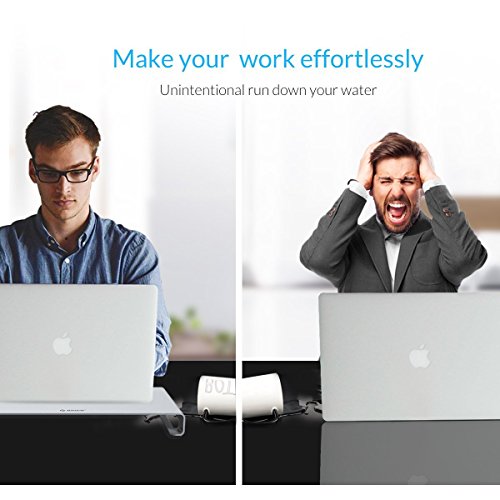 ORICO Monitor Stand, Universale Alluminio Supporto per Monitor/Laptop/iMac/MacBook/PC, con Deposito per la Tastiera, Argento