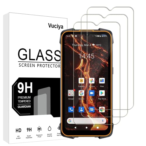Vuciya [3 Pack] Screen Protector For Cubot Kingkong 5 Pro，9H Hardness Hd Anti-Scratch Shatter-Proof Bubble Free Tempered Glass Screen Protector，Compatible With Cubot Kingkong 5 Pro #TOP18