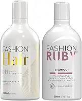 Kit Progressiva Profissional Fashion Hair 300ml + Shampoo Pós Química 300ml