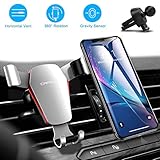 CAFELE Car Phone Mount Air Vent Holder - Universal Cell Phone Holder for Car Auto Locking Angle Free Cradle Compatible for iPhone XR XS Max X 8 7 6 Plus, Samsung S10 Plus S9 S8 Note 9 8 S7 S6 Google.