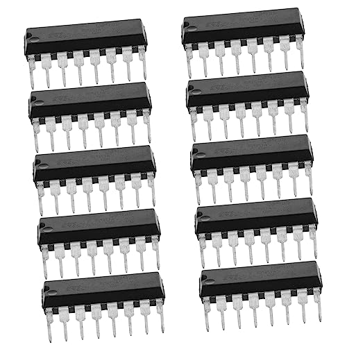 IWOWHERO L293d Motor Driver Ic 10 x Dip 16-pin Stepper Controllers 1.2a Peak Black Enable Facility