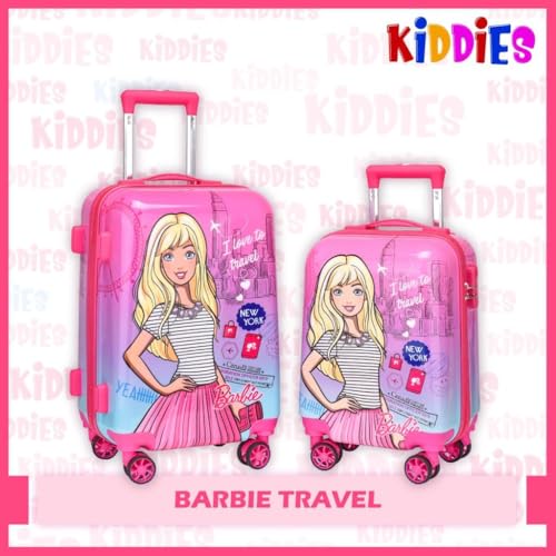 Image of ADSON Abs Kids Trolley 360 Rotating Luggage 360 Degree Wheels Non-Breakable 16 Inch Kids Hardsided Suitcase with 4 Wheels, 360 Degree Wheel Travel Trolley Bag (Design 25)