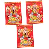 Calendrier mural quotidien : calendrier quotidien chinois 2024 pages par jour, calendrier lunaire avec vingt-quatre termes solaires, calendrier chinois 2023, calendrier traditionnel pour fête du printemps.