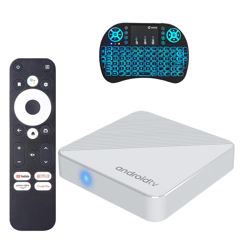 CHROX Decodificador De TV Android 14.0, Mortal T1X, Allwinner H313, Procesador Cortex-A53, 4K Ultra HD, Banda Dual 2.4G/5G, Bluetooth 5.0, 3D/HDR10