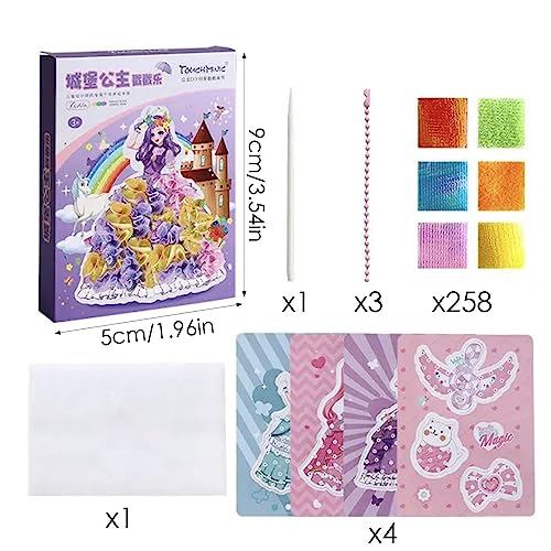 image for Poking Painting Kit, Princess Dress-Up Drawing Toy and Book, Activity 