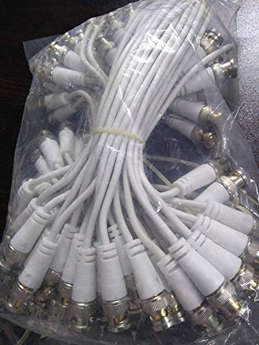 Mersk Bnc Connector With Copper Wire(10Pcs 20Cm Bnc Male Plug Cable)