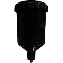 ANI Nylon Gravity Feed Replacement Cup for ANI Spray Paint Gun Black Anti UV, R160 250 cc