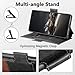 SINIANL for Samsung Galaxy S25 Ultra Leather Wallet Case Compatible with MagSafe Wireless Charging, Detachable Leather Cover with Card Slots Holder, Kickstand, Magnetic for Galaxy S25 Ultra Black