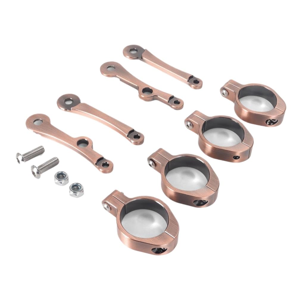 Headlight Bracket Mount Clamp Compatible with Motorcycle Bobber Cafe Racer 33mm 37mm 41mm 45mm 49mm 54mm 58mm Fork Tube