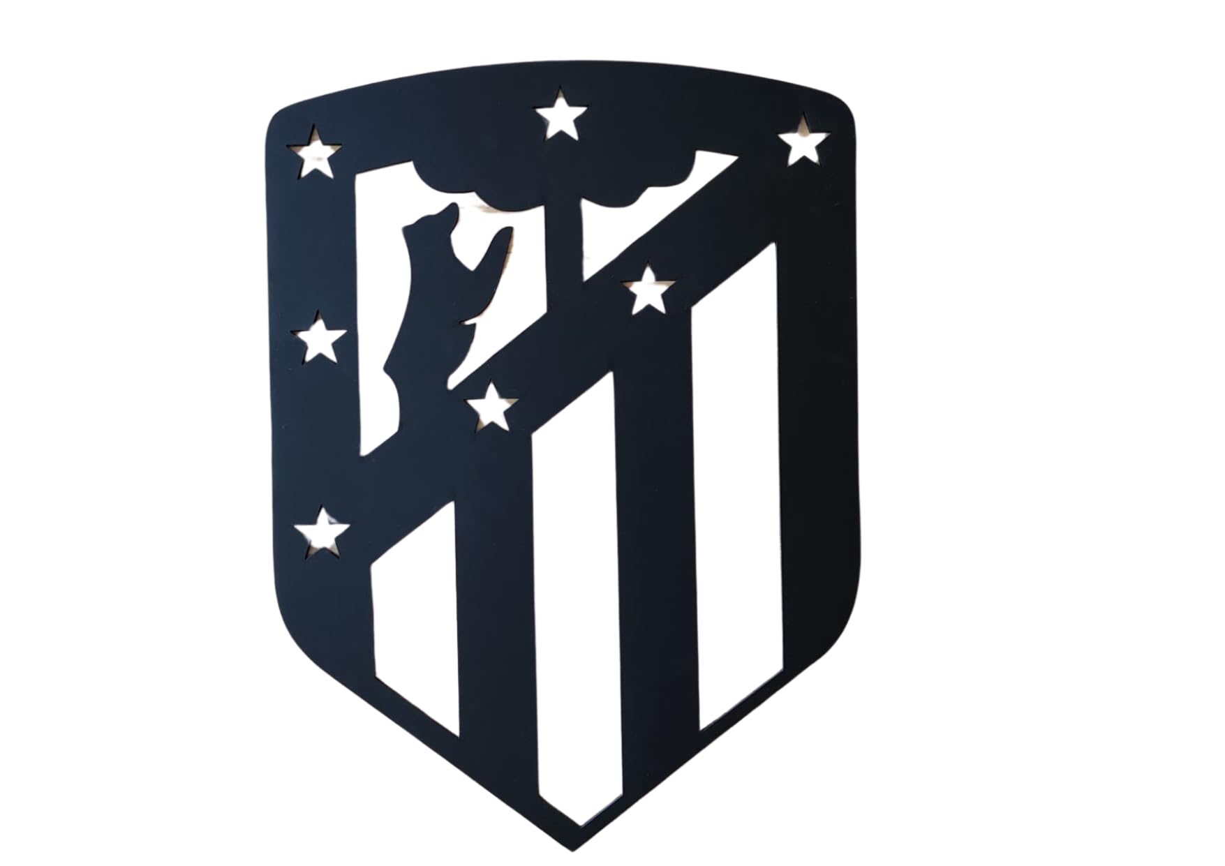 Tonia Cuadro Atlético de Madrid 19x14.2 cm Negro mate