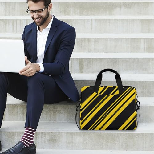 Bolso para portátil ALAZA negro y amarillo 13-15.6 pulg miniatura 3