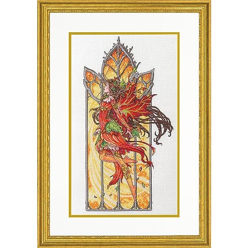Dimensions 70-35429 Gold Collection Dancing Fall Fairy Counted Cross Stitch Kit thumb #5
