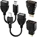 AFUNTA Android Tablet Cable Adapter Set-micro USB Otg; Mini USB Otg; Hdmi Female to Micro Hdmi Male;hdmi Mini-enabled Devices to Standard Hdmi