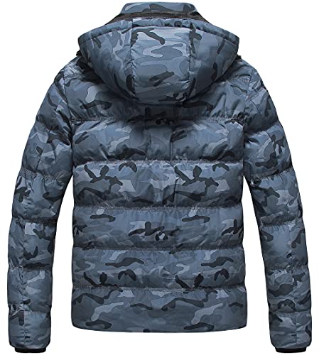 Image of Men's Puffer Jacket Waterproof Winter Parka jacket Warm Thicken Ski Coat