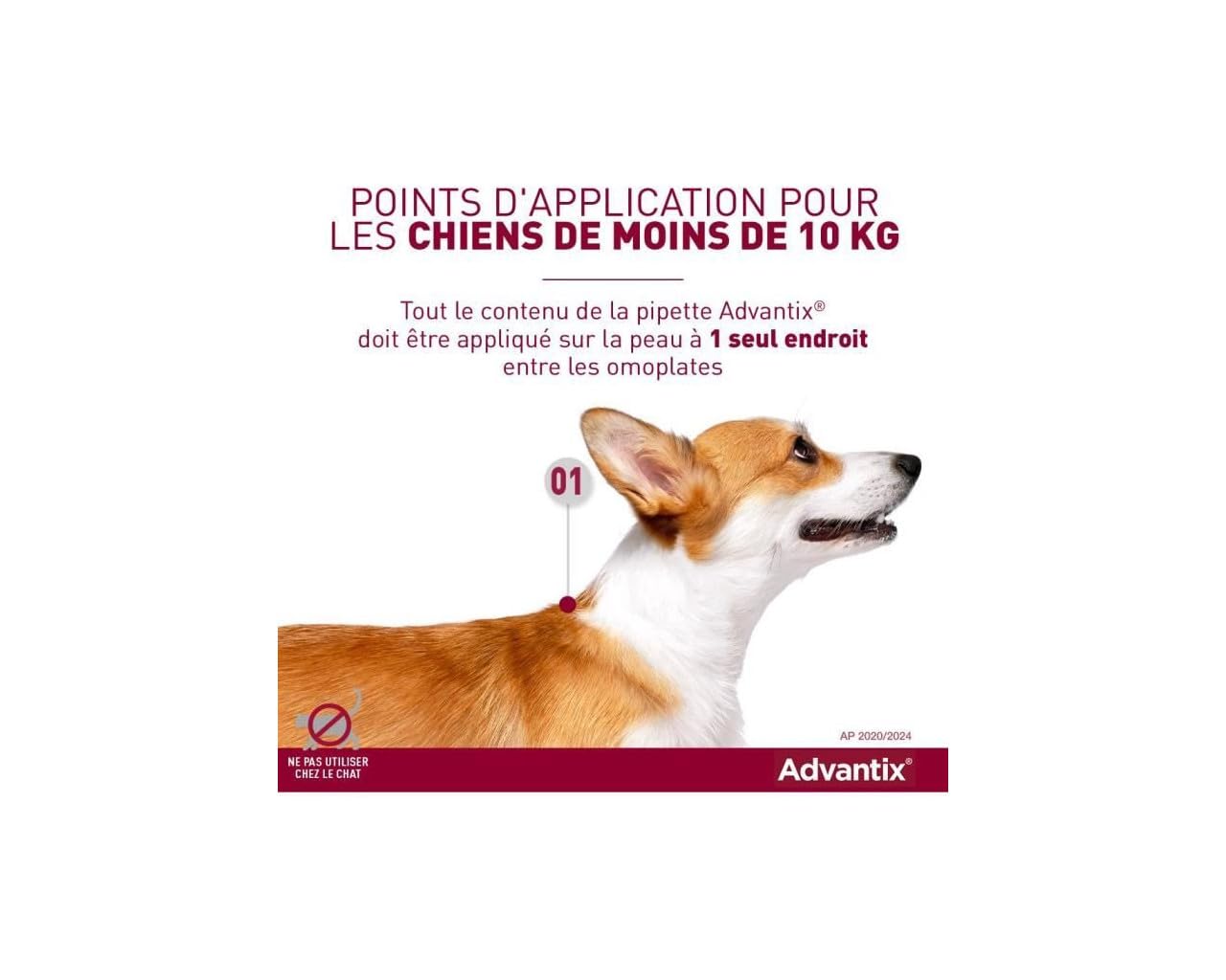 Advantix 4 pipettes antiparasitaires - pour Petit Chien de 4 a 10kg