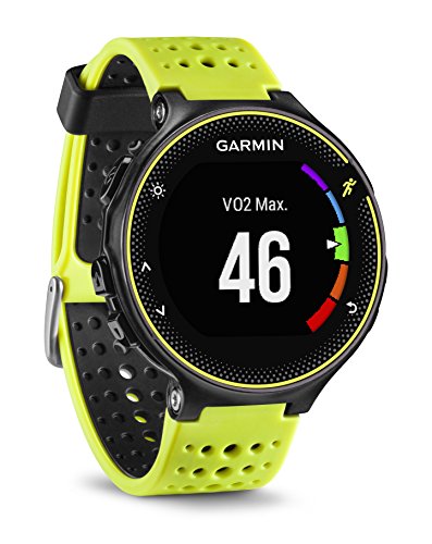 Garmin Forerunner 230 - Reloj de carreja con GPS y funciones de conexion, unisex, color amarillo y negro, talla regular