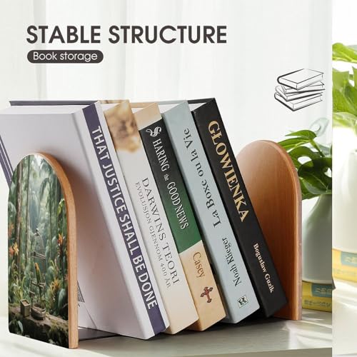 Sujetalibros resistente para evitar la caída de libros en estanterías modernas 8