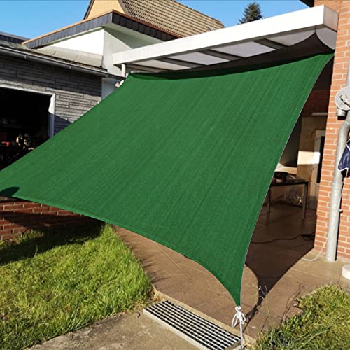 Image of KANAGAWA 16'X20' Sun Shade Sail Dark Green Curved Rectangle