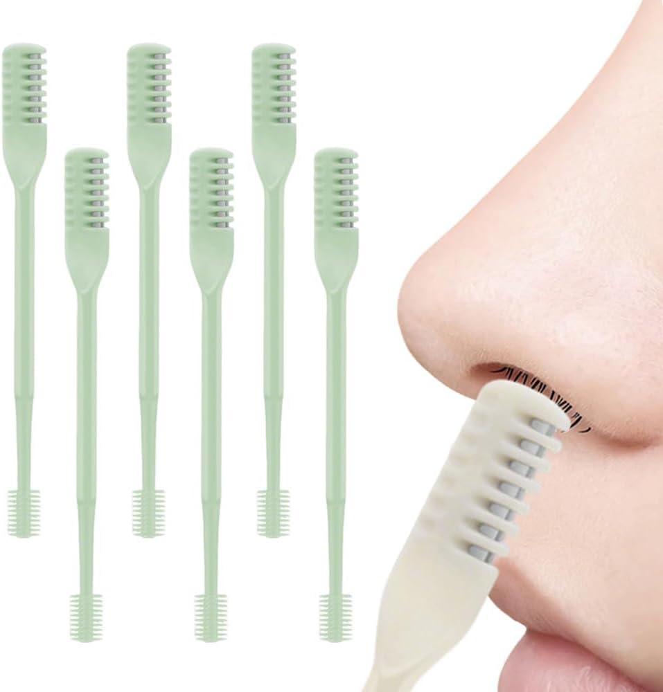 2025 New 2-in-1 Nasal Hair Cutter, Upgrade Nose Hair Cutter for Women & Man, Portable 360° Rotating Manual Nose Hair Trimmer for Men and Women, Colorful (Green 6pc, 1) 2025 New 2-in-1 Nasal Hair Cutter, Upgrade Nose Hair Cutter for Women & Man, Portable 360° Rotating Manual Nose Hair Trimmer for Men and Women, Colorful (Green 6pc, 1)