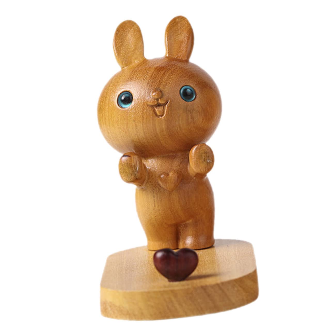 Housoutil 4 Stücke Entzückende Telefon Ständer Desktop Handy Holz Handy Ständer Einzigartiges Design Freunde Familie