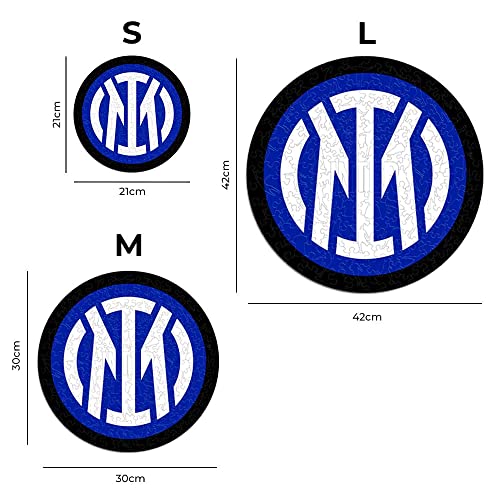 Iconic Puzzles, Inter Logo, Official Product, Wooden Puzzle for Adults and Children 100% Sustainable Wood, Size M 270 pieces - Image 4