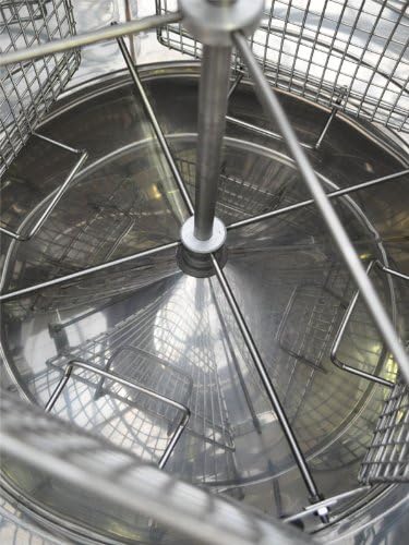 Honigschleuder 4 Waben lebensmittelechter Edelstahl