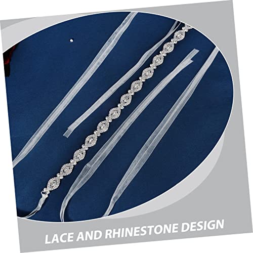 NOLITOY Bridal Rhinestone Belt for Wedding Dresses Elegant Sash for Bride Bridesmaid Stylish Waist Accessory for Formal Dress for Special Occasions3