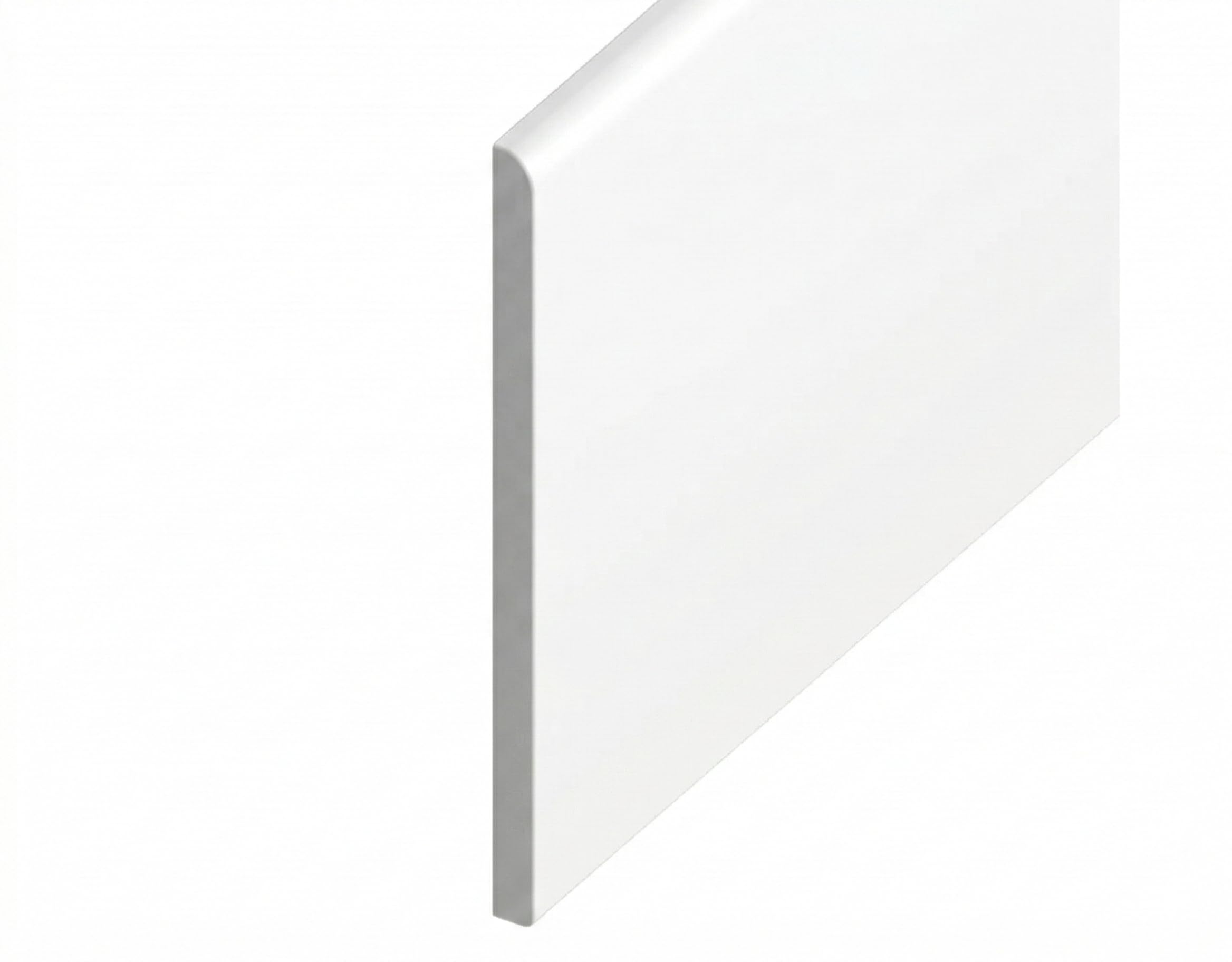Windows 4 You White uPVC Flat Board 200mm 2 Pack – PVC Flat Board Panel, Rigid Plastic Trim Board, White PVC Board for Soffit & Fascia, Interior & Exterior Use, Multiple Length Options 1m–2m (1.75 m)