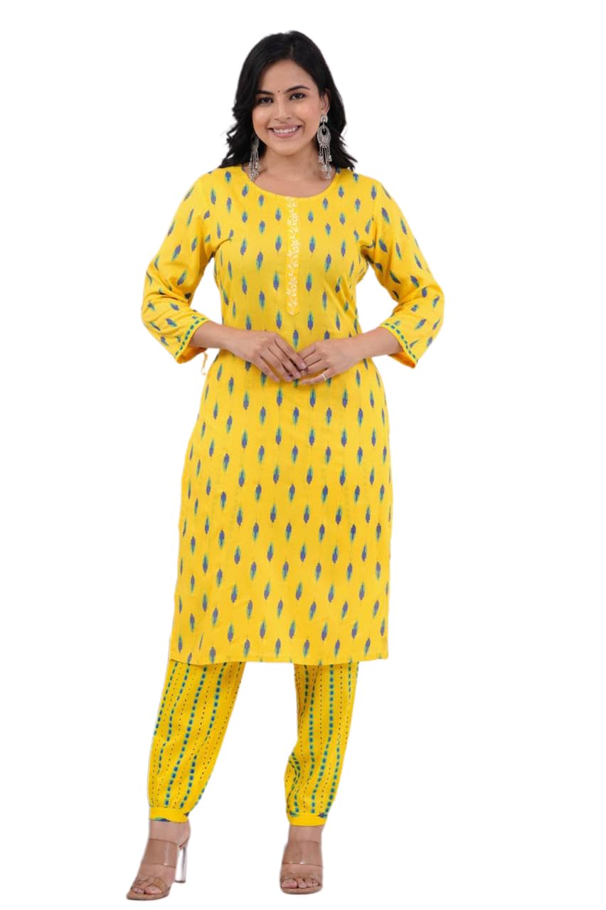 selfme Women’s Rayon Kurta with Pant – Stylish Printed Kurta Set for Women & Girls | Comfortable and Versatile Ethnic Wear for Casual, Party, and Festive Occasions-picture-25