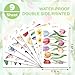 9 Sheets Spring Window Clings Decor, Flower Butterfly Window Stickers, Tulip Floral Decals for Summer, Easter, Spring Decorations for Home, Office, Classroom