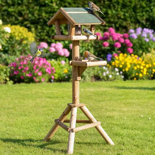 Zooprinz stabiles und wetterfestes stehendes Vogelhaus für...