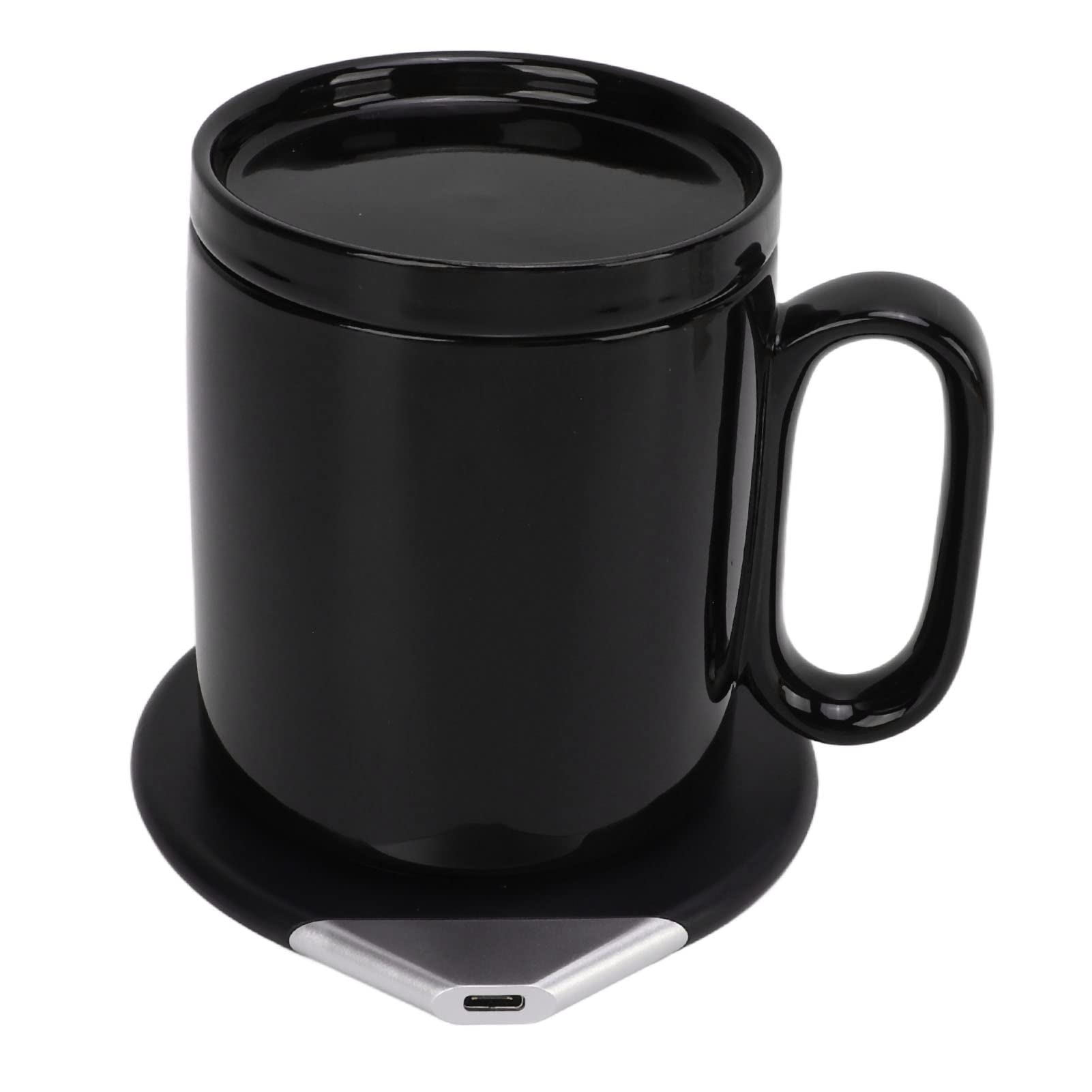 Calentador eléctrico de Tazas con Cargador, reconocimiento Inteligente, Calentador de Tazas de café, Carga rápida, 10 W, Temperatura Constante de 55 ℃, para Oficina y hogar