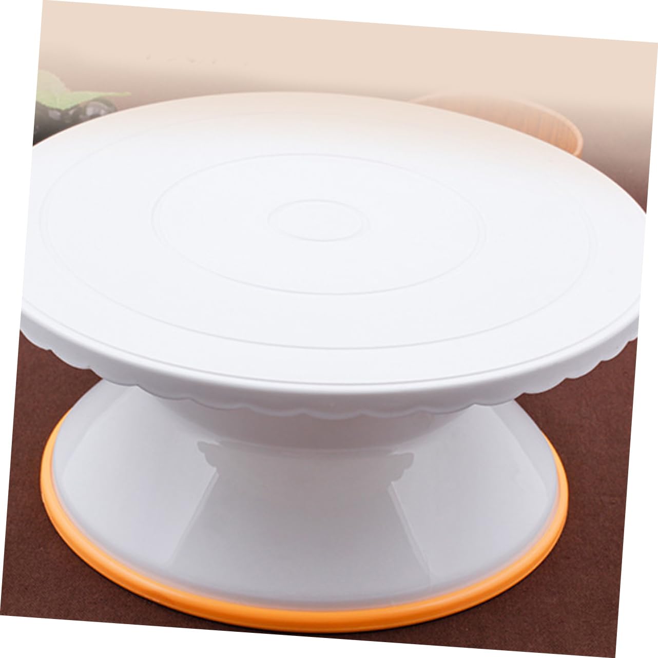 Mipcase Tablero Giratorio para Pasteles Soporte De Plástico Fácil De Limpiar para Panaderías