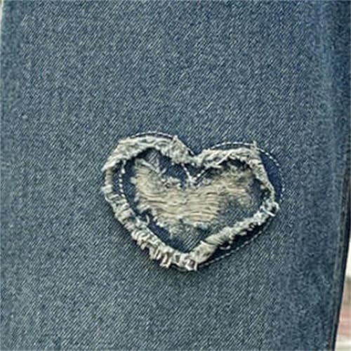 Jean large fille en tissu doux et extensible style coréen - 7