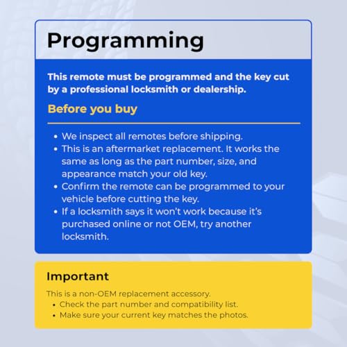 Image of Car Key Fob Keyless Entry Remote Compatible with 1998 Intrigue FCC ABO0204T AB00204T ABOO204T Part Number 10246215