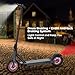 Adult Electric Scooter, Max Speed 19/21MPH, Up to 21-28 Miles Range, 500W/350WMotor Adult E-Scooter, Foldable Scooter with Dual Braking, Smart APP