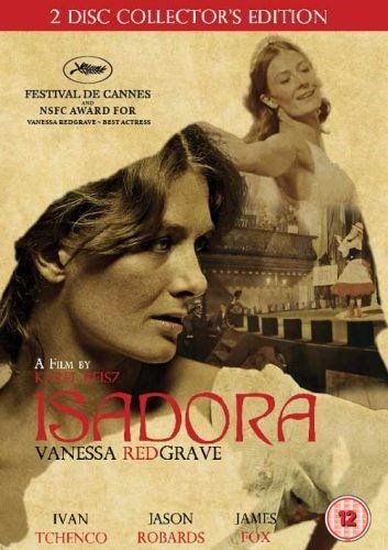 Película Isadora DVD de Dos Discos Remasterizada Edición Coleccionista Importada de UK