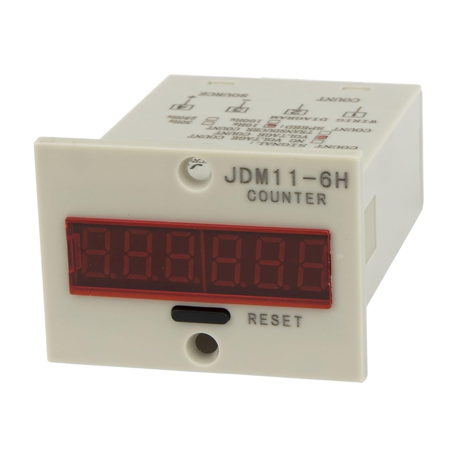 OSHZIKJII JDM11-6H AC 220V 110V 380V 36V AC/DC 24V 12V digital electronic counter relay JDM11(24VDC)