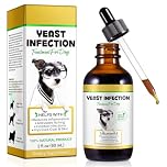 OSNCG Yeast Infection Treatment for Dogs – Dog Ear & Skin Support,Itchy Skin & Allergy Relief Aid,Helps Soothe Paws, Ears, Eyes & Coat, Liquid Drops, Bacon Flavor